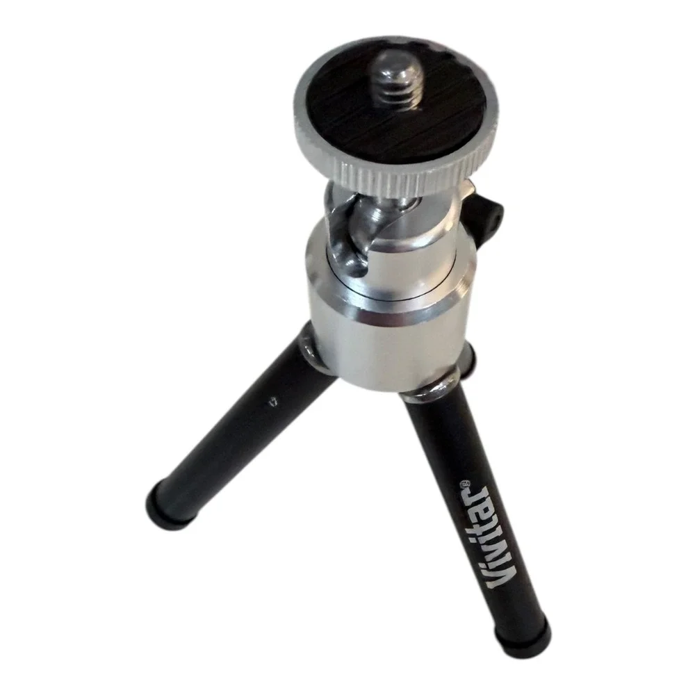 Vivitar Mini Tripod and GoPro Side Mount Bundle Black Silver Camera Accessories